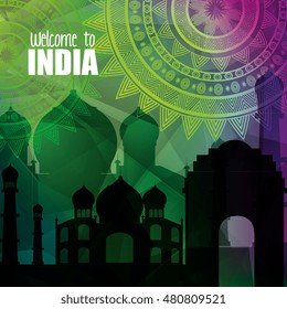 set monuments india design