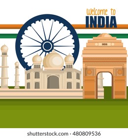 set monuments india design