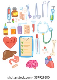 Set Of More Than 20 Medical Supply Items! 