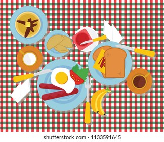 Set Morning Omelet Time On Table