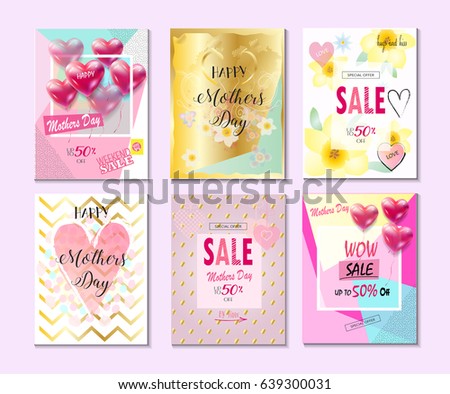 set of mothers day typographical greeting cards flyers posters wallpaper sale - Discount Greeting Cards set of mothers day typographical greeting cards flyers posters wallpaper sale - Discount Greeting Cards