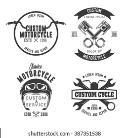 Set of Motorcycle badge