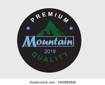 Set the mountain logo and badges. A versatile logo for your business.