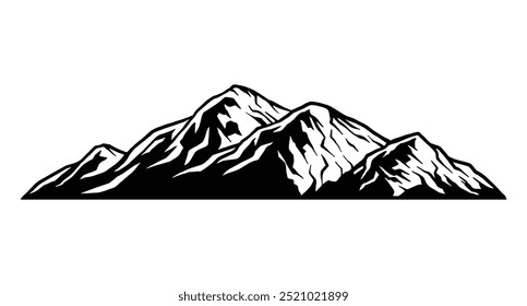 Set Mountains Vector designs Illustrations