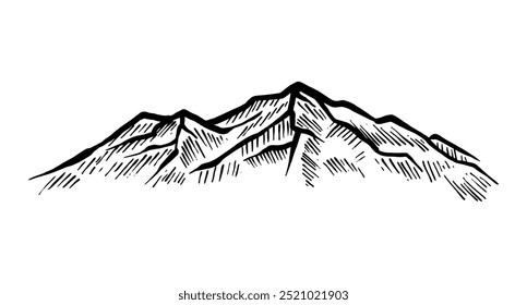 Definir montanhas Vetor designs Ilustrações