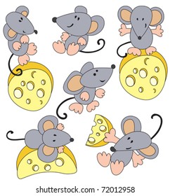 Set - the mouse and cheese
