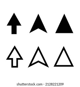 A set of mouse cursor icons. Computer operations. Editable vectors.