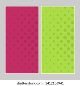 Set of multi colored pop art banners. Halftone comic template with place for your text for design. Vector illustration
