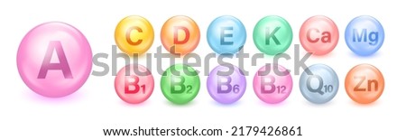 Image, Stock Photo multi colored oil circles on the water, colorful background