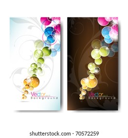 conjunto de diseño foliage multicolor. formato vector eps10