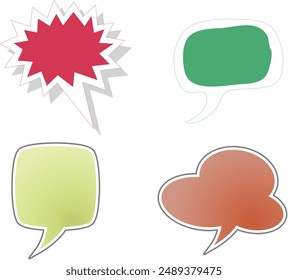 Set of multicolor price sticker, sale or discount sticker, sunburst badges icon. Stars shape with different number of rays. Special offer price tag. Red starburst promotional badge set,shopping labels