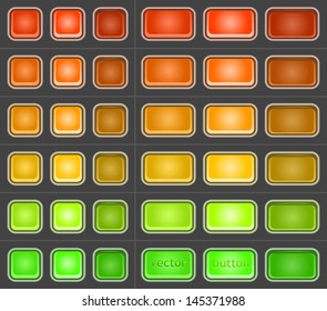 set of multicolored buttons