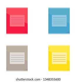 
set of multicolored notebooks