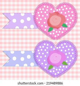 Set of multicolored ribbons for your design