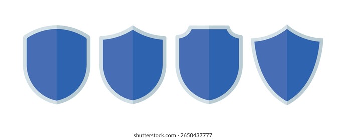 Set Of Multiple Style Shields