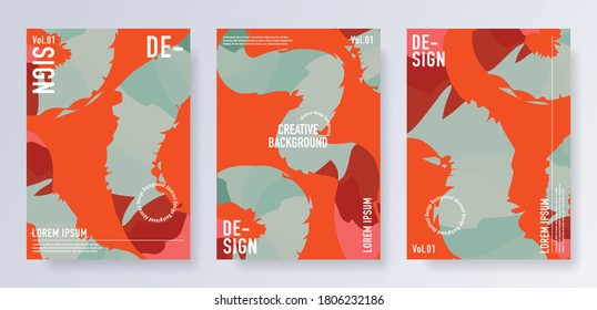 Set of Multipurpose potrait web banner for social media story, special offer banner, sale and promo with abstract background.