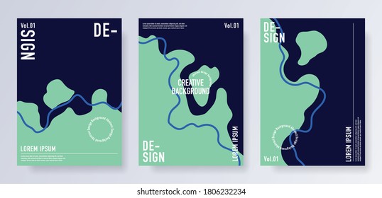 Set of Multipurpose potrait web banner for social media story, special offer banner, sale and promo with abstract background.