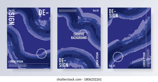 Set of Multipurpose potrait web banner for social media story, special offer banner, sale and promo with abstract background.