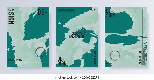 Set of Multipurpose potrait web banner for social media story, special offer banner, sale and promo with abstract background.