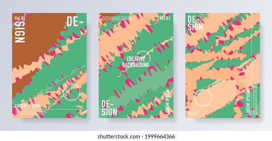 Set of Multipurpose potrait web banner for social media story, special offer banner, sale and promo with abstract background.