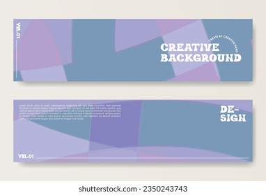 Set of Multipurpose potrait web banner for social media story, special offer banner, sale and promo with abstract background.