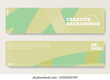 Set of Multipurpose potrait web banner for social media story, special offer banner, sale and promo with abstract background.