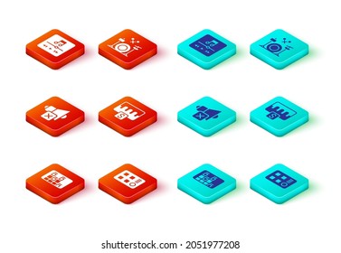 Set Music equalizer, Drum machine, Speaker mute, wave, Drums and player icon. Vector