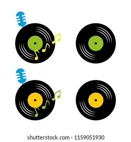 a set of music icons