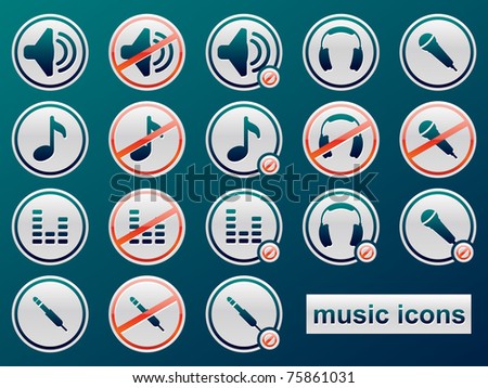 Set of Music Icons