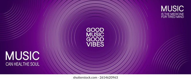 Set of music poster templates backgrounds. Bright dynamic gradient for media, flyer, music festival. Chaos wave line design for modern design projects.