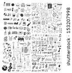 Set of music symbols