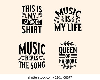 Set of music t-shirt design  