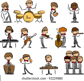 set of Music vector icons