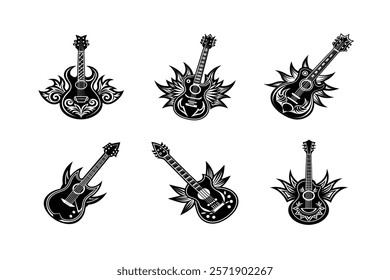 set of Musical instrument art