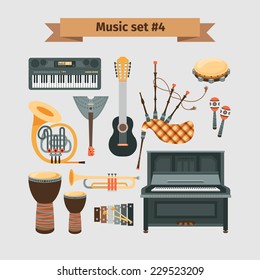 Set of Musical Instruments