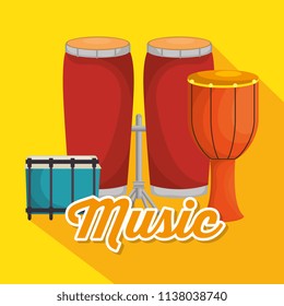set musical instruments icons