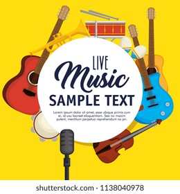 set musical instruments icons