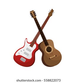 set musical instruments icons