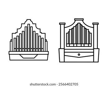 set of musical instruments vector