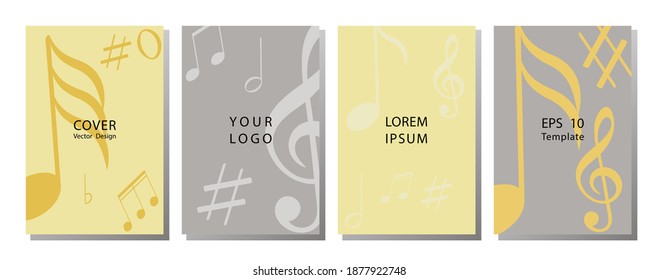 Set Of Musical Ornament Illustration Concept. Art Music, Book, Poster, Abstract, Ottoman Motifs, Element. Music Album Cover. Live Music Concept.