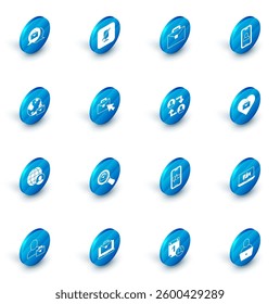 Set Mute microphone, Briefcase, Video chat conference, Online working, Freelancer, Heart with text and Project team base icon. Vector