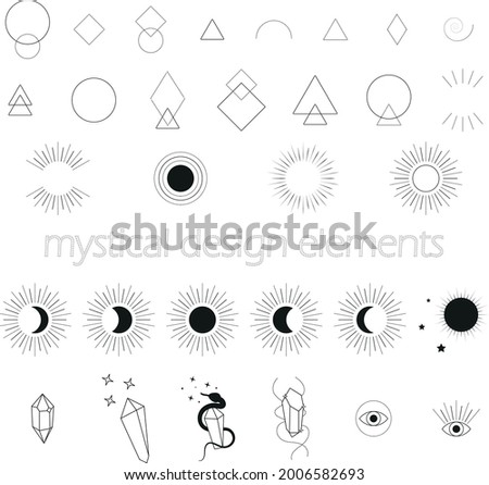 set of mystical elements for des