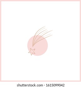 Set of mystical and mysterious illustrations in hand drawn style.  Minimalistic objects made in the style.  boho style signs and symbols. outer space, moon, sun system. vector.