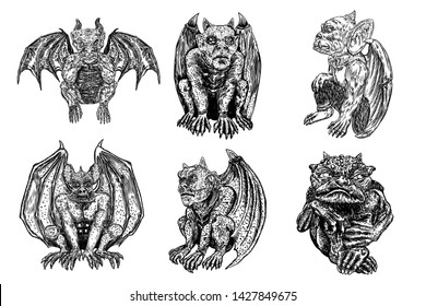 1,265 Gargoyle vector Images, Stock Photos & Vectors | Shutterstock