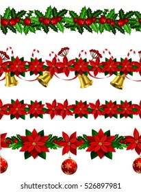 4,048 Seamless Holly Border Christmas Images, Stock Photos & Vectors ...