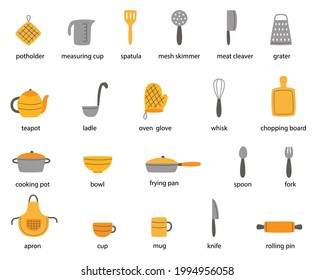 Kitchen Utensils With Names High Res Stock Images Shutterstock