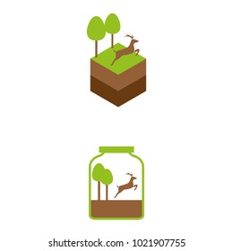 A set of nature icons