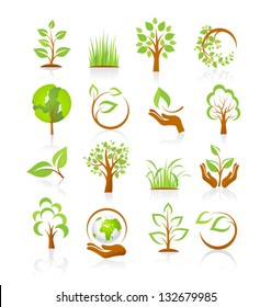 Set of nature icons