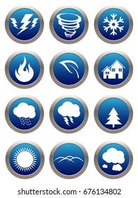 set of nature icons