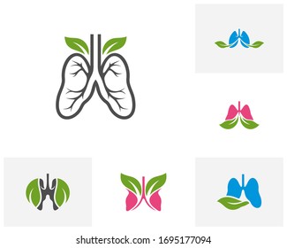 Conjunto de perfiles de naturaleza Vector de plantillas de diseño, Emblema, Concepto de diseño, Símbolo creativo, Icono